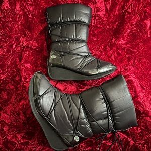 🎉HP Lacoste Sport Lace Up Puffer Boots